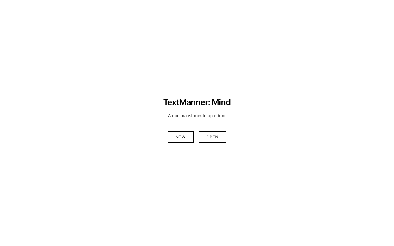 Screenshot of textmanner-mind
