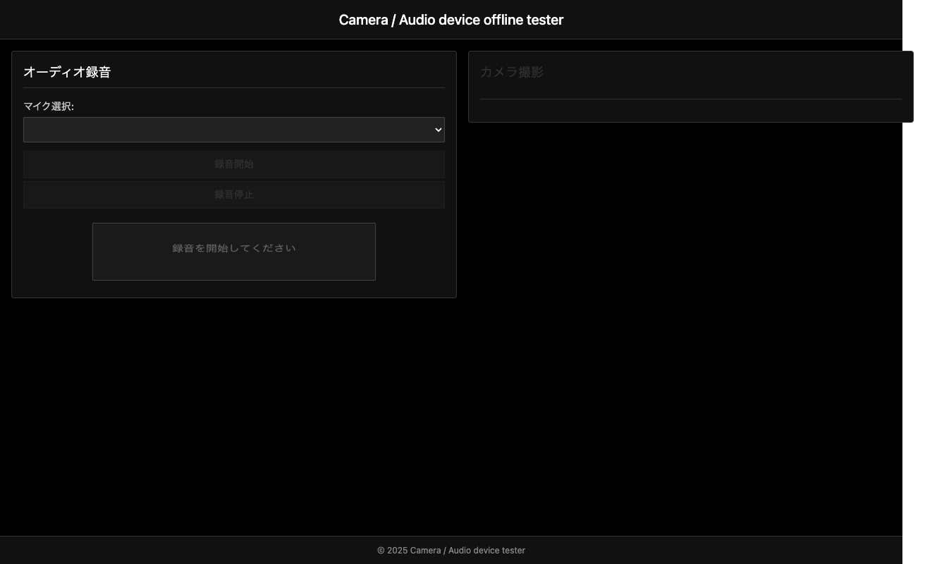 Screenshot of video-audio-echo